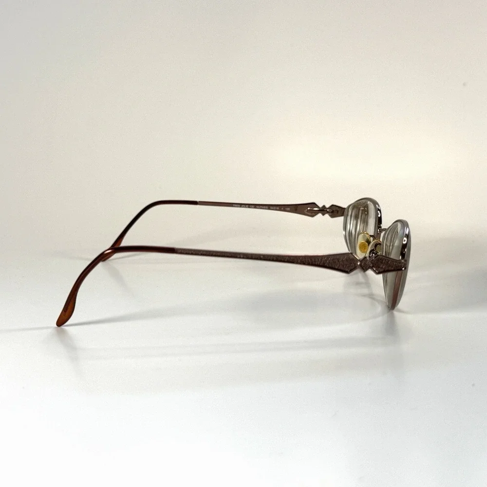 MARCHON Tres Jolie 130 Eyeglasses Frame‎ Only 54-18-135 Nutmeg Womens Full Rim